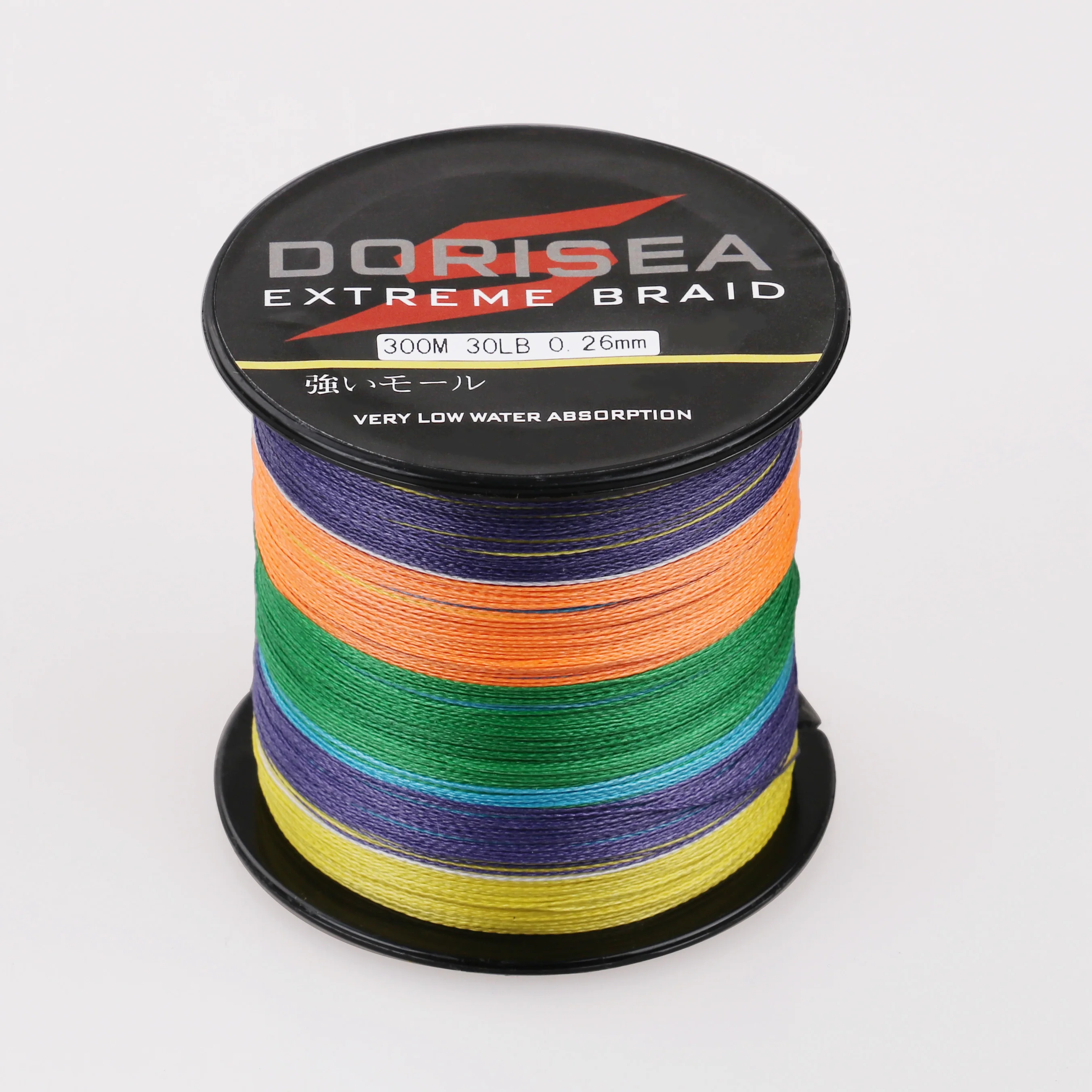 DORISEA Extreme Braid 16 Strands Hollow Core 300M 0.16MM-2.5MM 100% PE  Braide Multifilament Fishing Wire Line