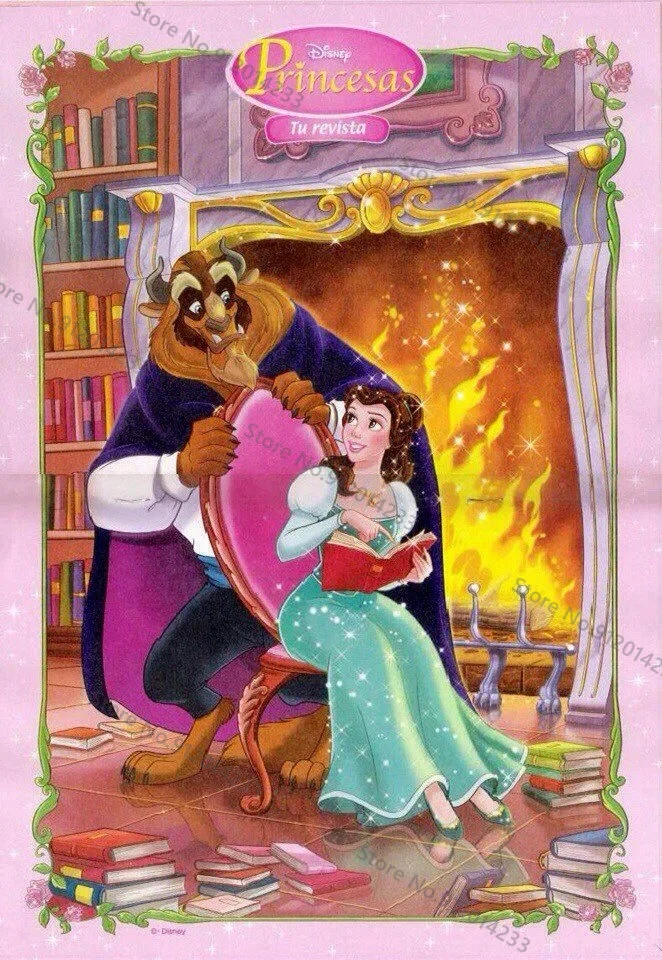 5D Diamond Embroidery Disney Cartoon Beauty And The Beast Picture DIY Diamond Painting Handmade Cross Stitch Kit Home Decor Gift