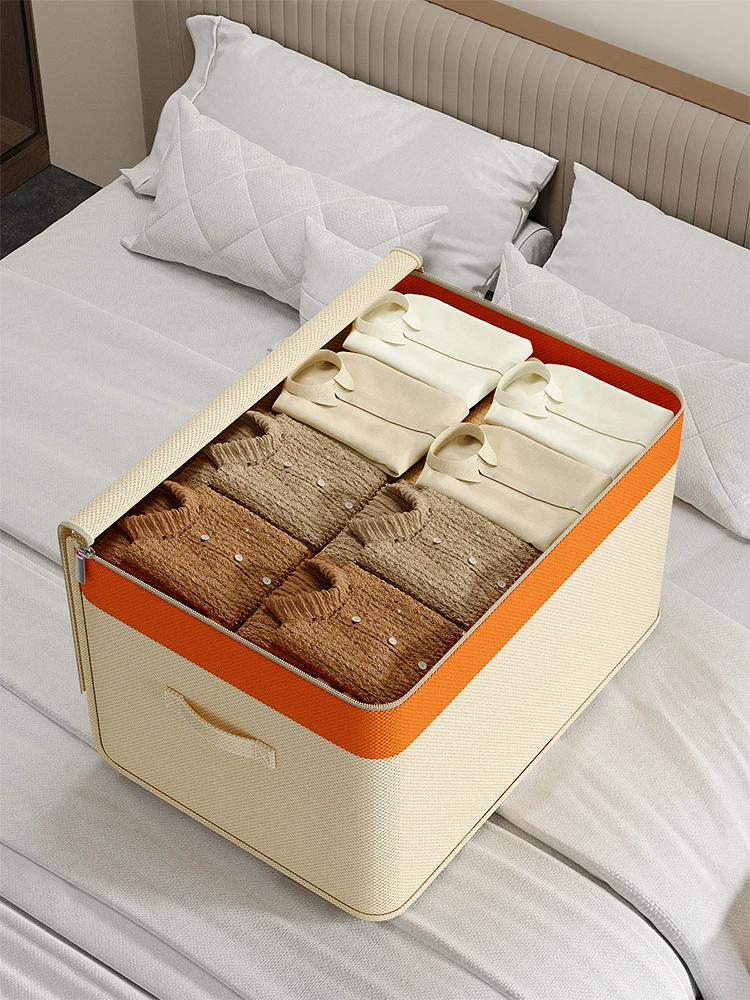 Portable large capacity quilt Organizer Clothes Organizer Perfect home mobile organizer closet dorm organizer bag 3