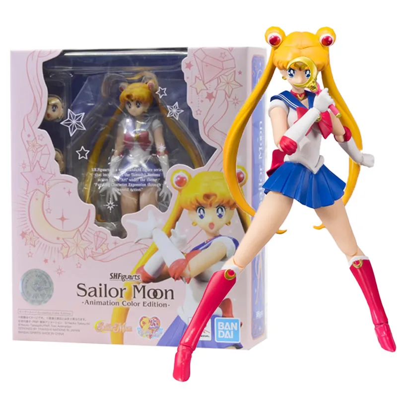 Sailor Moon Figurine Sailor Mars Anime Color Edition S.H.Figuarts