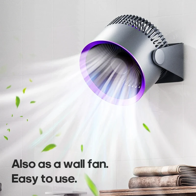 Electric Fan Multifunctional Circulator Wireless Portable Home Quiet Ventilator Desktop Wall Ceiling Fan Air Cooler