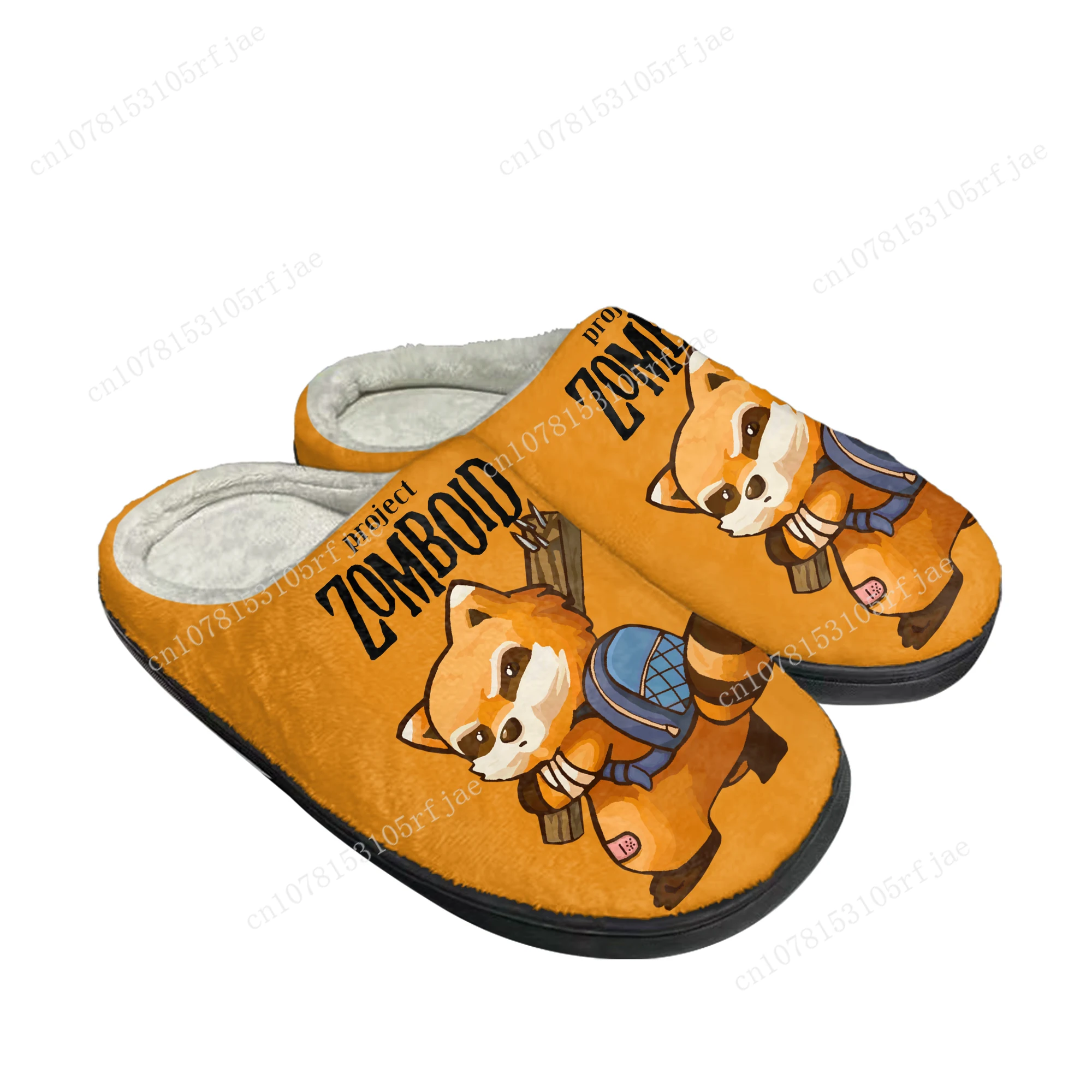 Project Zomboid Home Cotton Slippers Cartoon Game Mens Womens Teenager Plush Bedroom Casual Keep Warm Shoes Tailor Made Slipper