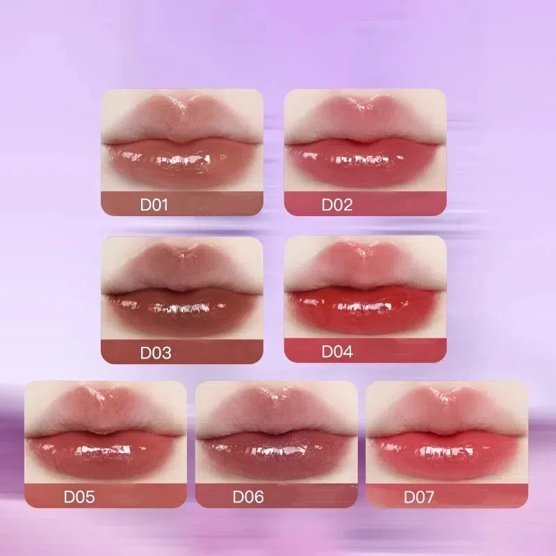 Uhue Nude Mirror Lip Gloss Main Series Liquid Lipstick Moisturizing Hydrating Water Light Glass Jelly Plump Lip Glaze Oil Makeup 4