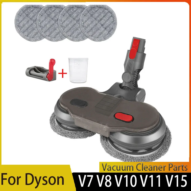 Electric Dry Wet Mopping Head for Dyson V7 V8 V10 V11 V15 Vacuum Cleaner with Removable Water Tank Hardwood Floor Attachment