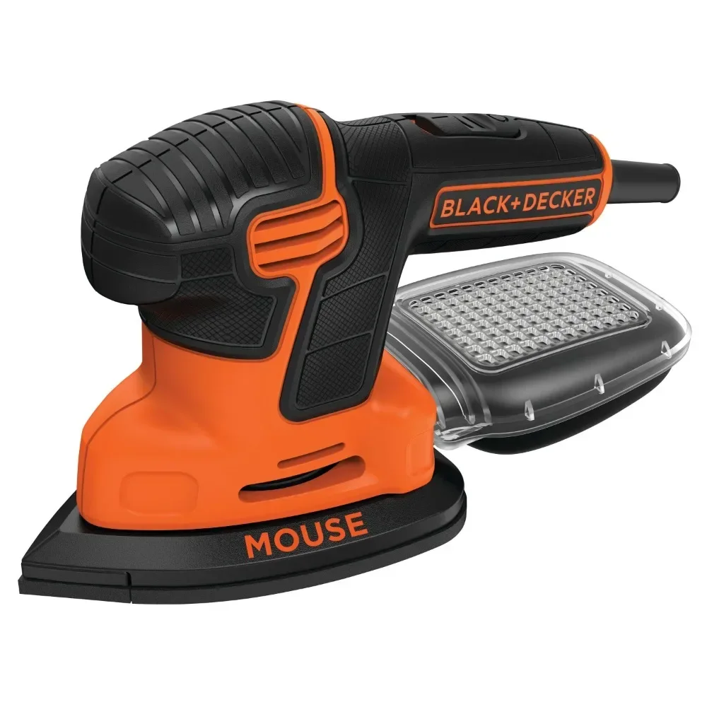 

Home Improvement Tools Portable 1.2 Amp Mouse Detail Sander 3-position Grip Easy To Operate