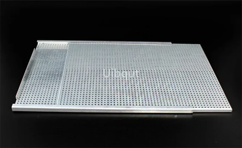 Bandeja para hornear hojaldre rectangular Mille Feuille molde para repostería plato perforado horno París tienda dulce b