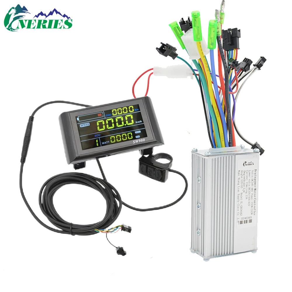 36V 60V 전기 자전거 13A 브러시리스 모터 컨트롤러 LCD 디스플레이 지능형 제어 여러 사양