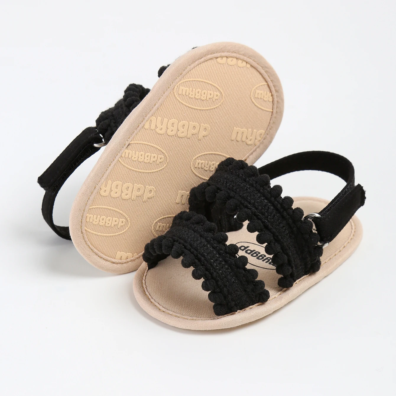 Girl's sandals open toes baby shoes little girl sweet casual soft sole slippers flat shoes
