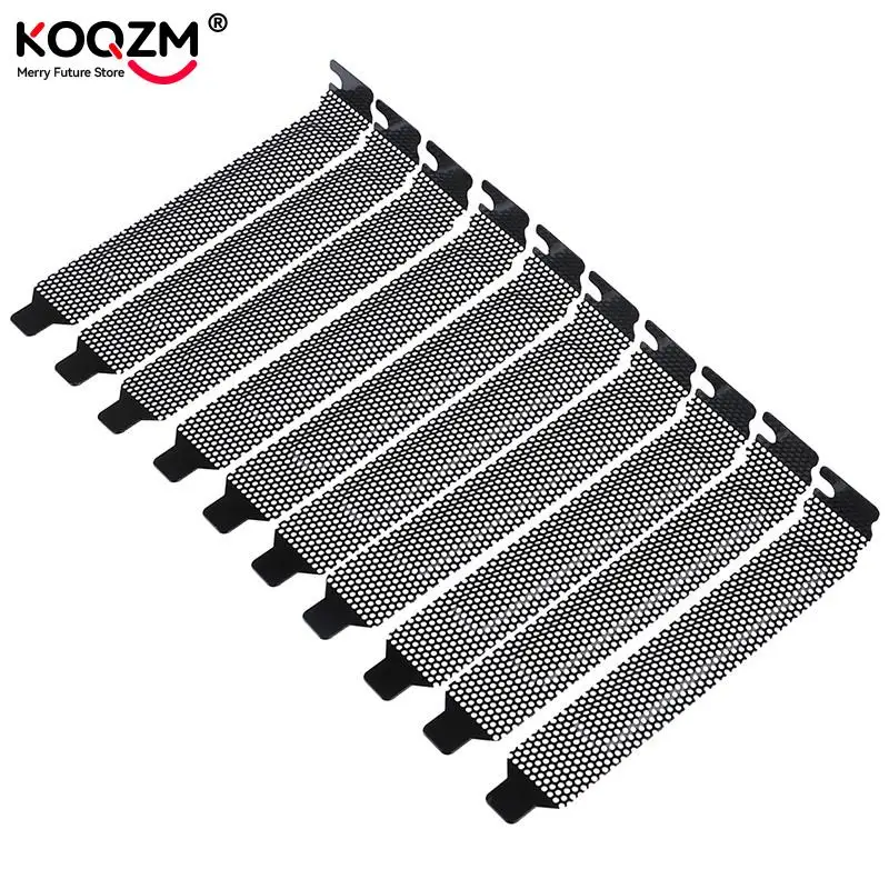 Hard Steel Dust Filter Blanking Plate PCI Slot Cover 10Pcs/lot dust filter kit