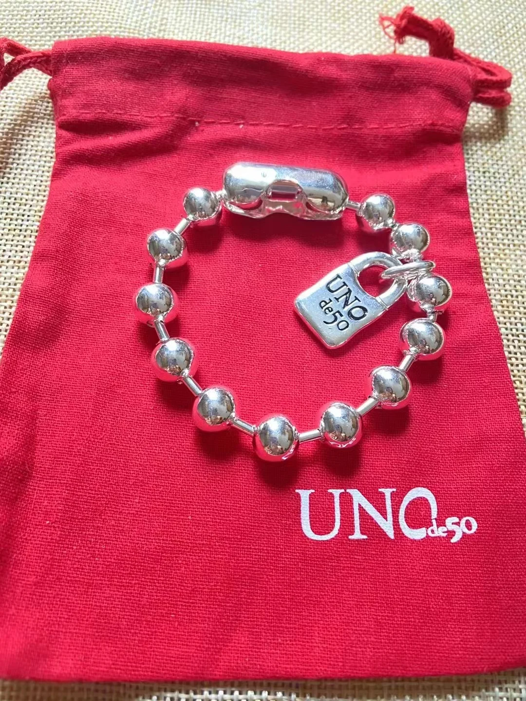 Padlock Pendants Alloy Beaded Necklace Bracelet Set Punk Jewelry Fashion Goth Jewelry Party Punk Long Necklace