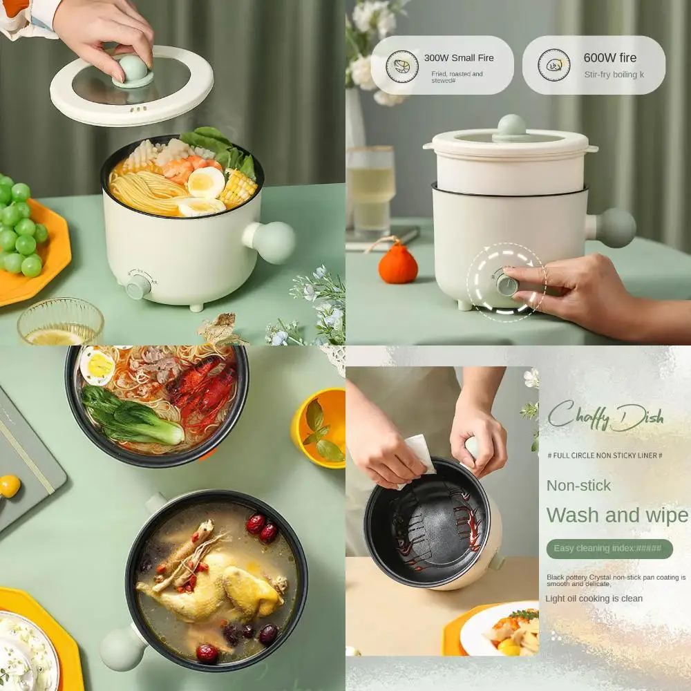Rice Pot Multicooker Hotpot Stew Heating Pan Noodles Eggs Soup Rice Cookers Cooking Pot for