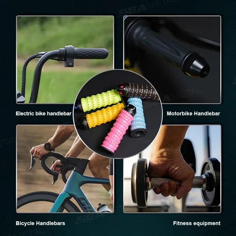 Non Slip PU Motorcycle Handlebar Wrap