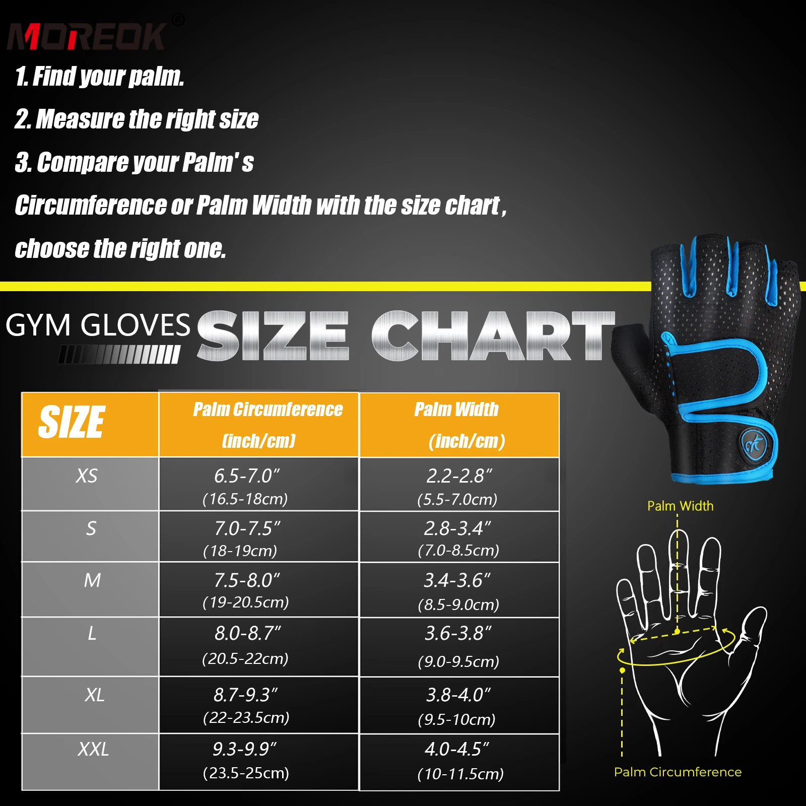 Breathable Anti Slip Gym Gloves 5
