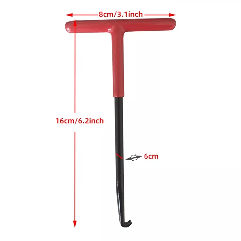 1/2 PCS Exhaust Spring Puller Tool Motorcycle Exhaust Spring Hooks, T Handle  Ho