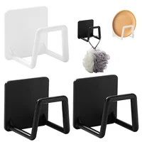 1/2/3/6/10pcs Sponge Holders Kitchen Self Adhesive Sink Sponges Drain Drying Rack Holders Wall Hooks Sink Accessories 1