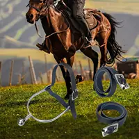 2x Spur Straps for Boots Men Premium English Spur Straps British Style Boot Straps for Equestrian Outdoor Sports Horse Riding 1