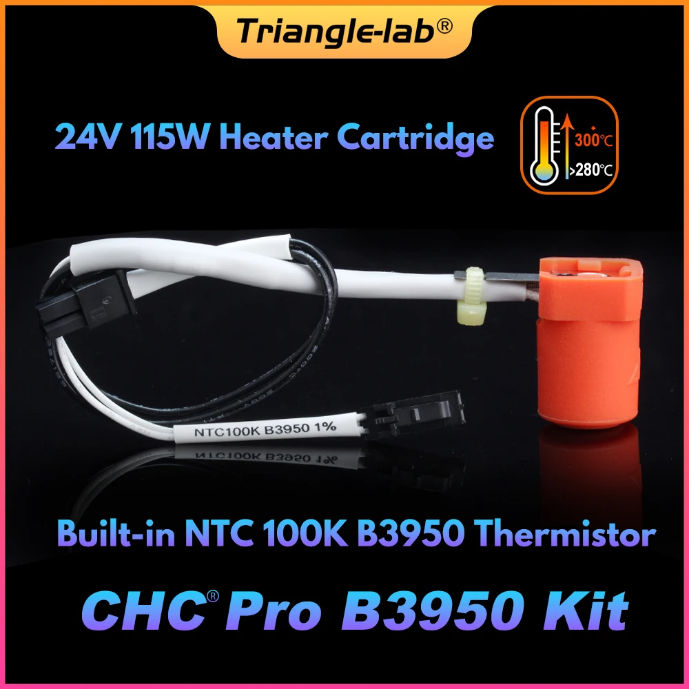 Trianglelab Chc 115w®termistor para Ender Volcano Hotend Pro Built-in Ntc 100k B3950 Cr10 Mk3s Blv - Imagem 3