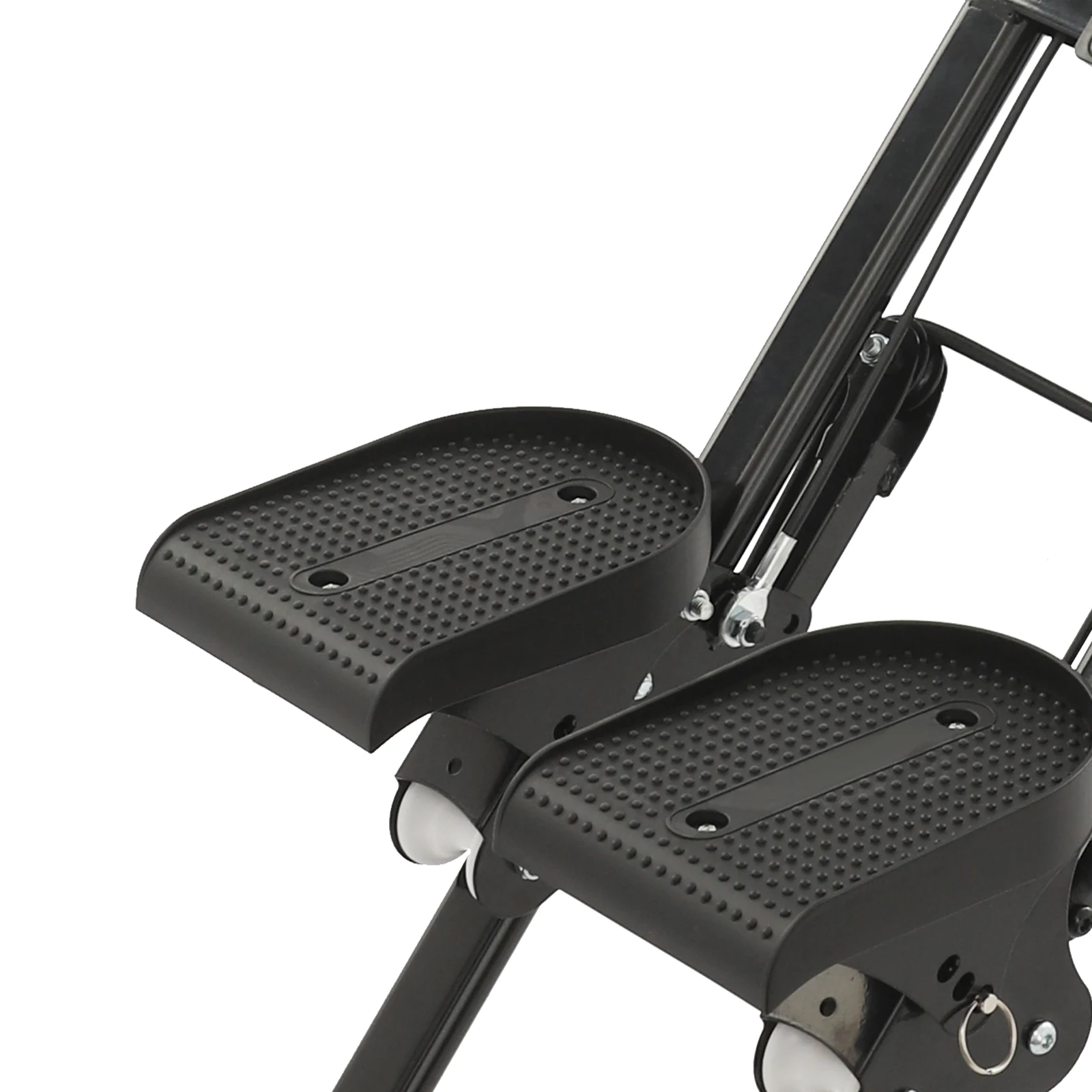 Faltbarer Vertikaler Treppensteiger für Ganzkörpertraining Heimfitnessgerät 3-Gang-Pedalwinkel 220 lbs Tragkraft Weiß/Schwarz – Detail 31