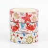 NEW 1PC 10M Decor Kawaii Marine Animals Crabs Starfish Washi Tape Set for Scrapbooking Journaling Masking Tape Cute Stationery 2