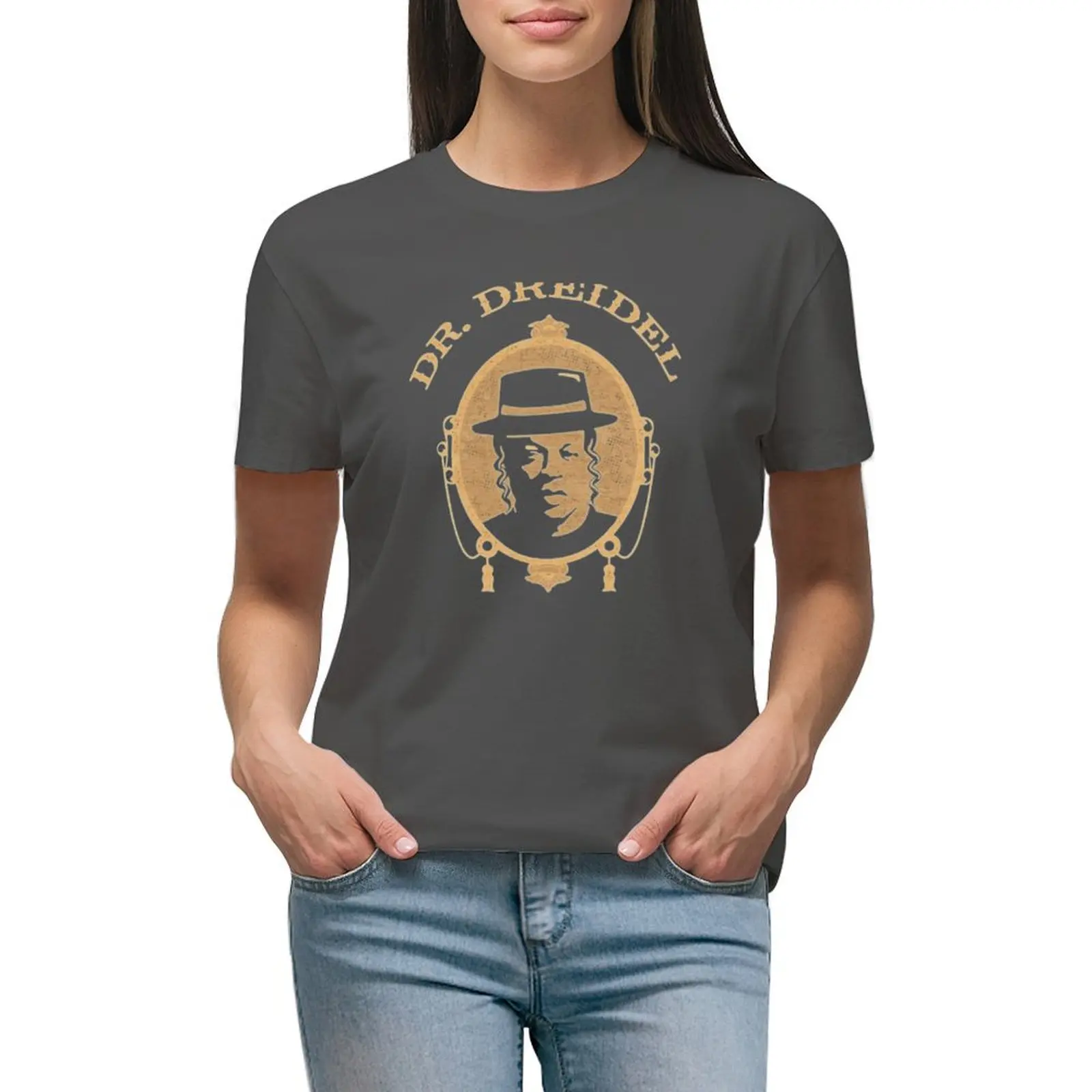 

Dr. Dreidel T-shirt graphics lady clothes womans clothing