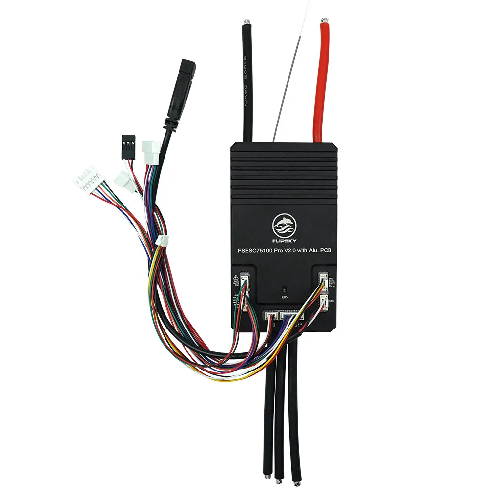 Flipsky 75100 Pro V2.0 With Aluminum Pcb Based On Vesc for Electric Skateboard / Scooter / Ebike Speed Controller