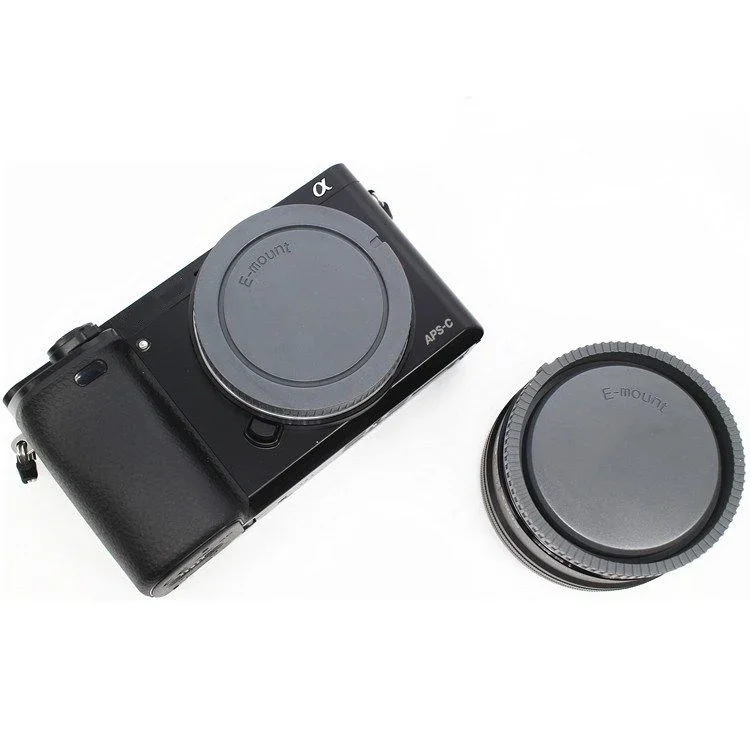 Camera Lens Cap 2PCS for Sony E mount a5100 A6000 a6300 a6500 NEXC3 5 5N 6 7 A7 A7II A7s a9 a7r3 A7r4 A3000