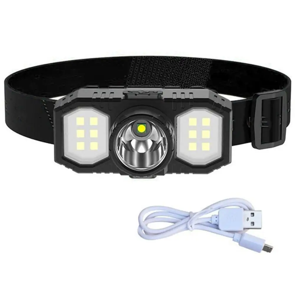 휴대용 USB 충전식 IP65 방수 3 가지 모드 강력한 램프, LED 낚시 조명 마운트 램프, 야외 캠 B2x4