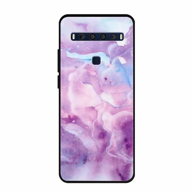 Marble TPU Silicone Bumper Shockproof Protective Case Cover
