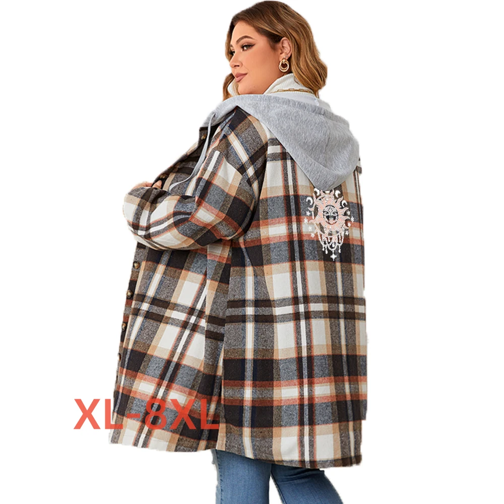 

Женское зимнее пальто с принтом, зимняя верхняя одежда, размеры 4xl, 5xl, 6xl, 7xl, 8xl