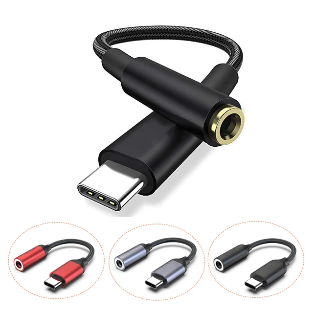 Hifi Digital USB Type C to 3.5mm Adapter USBC Jack Headset Converter for  Samsung S23