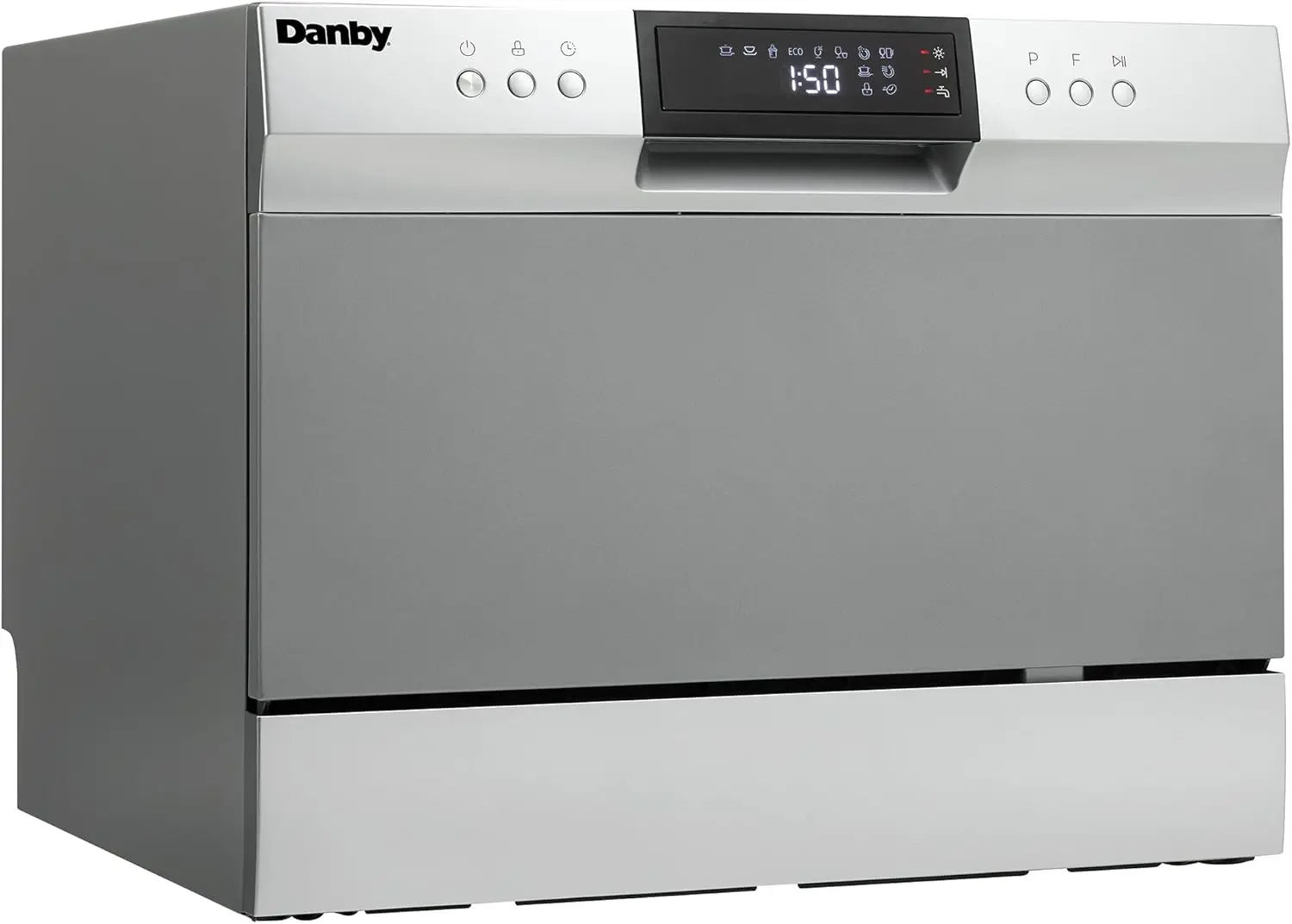 DDW631SDB Countertop Dishwasher with 6 place Settings and Silverware Basket, LED Display, Energy Star 2