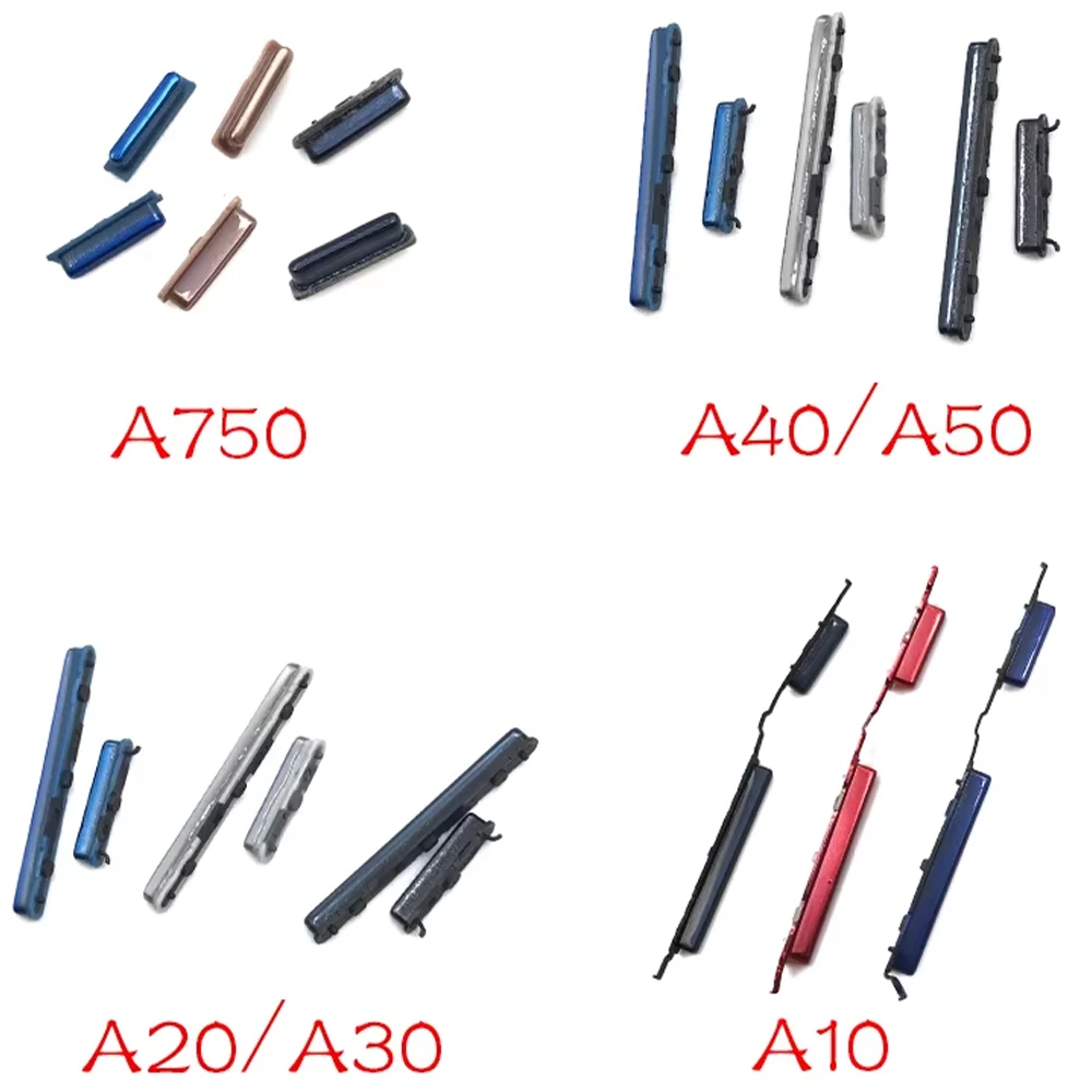 전원 버튼 볼륨 버튼 키 하우징 사이드 버튼 교체용 삼성 A10 A105F A20 A205F A30 A305F A40 A405 A50 A750