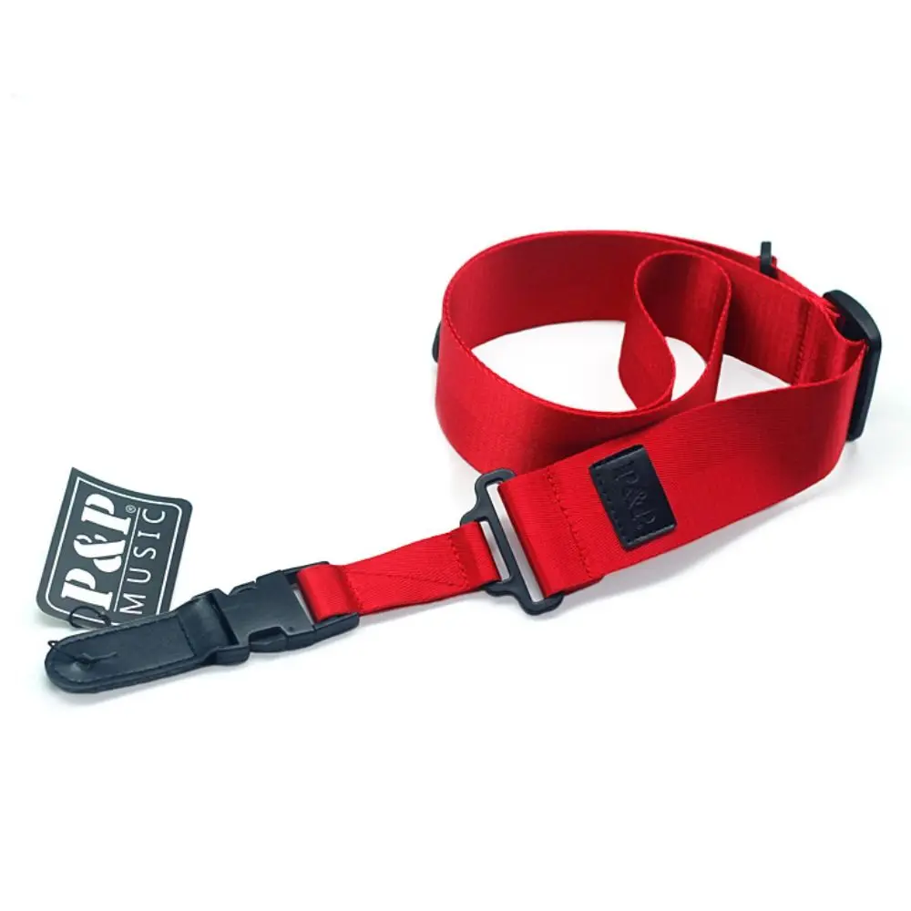 Colorful Adjustable Nylon Guitar Strap with Printed Design