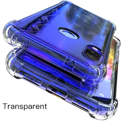 Enhanced Silicone Shockproof Transparent Protective Case Cover for Redmi 10X 5G (Transparent)