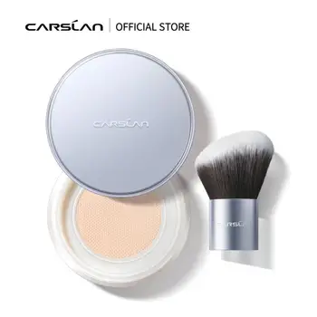 CARSLAN-소프트 포커스 매트 워터 리 루스 피니싱 파우더, 메이크업, 지속적인 오일 컨트롤, 모이스처라이징, 반투명 페이스 세팅 파우더