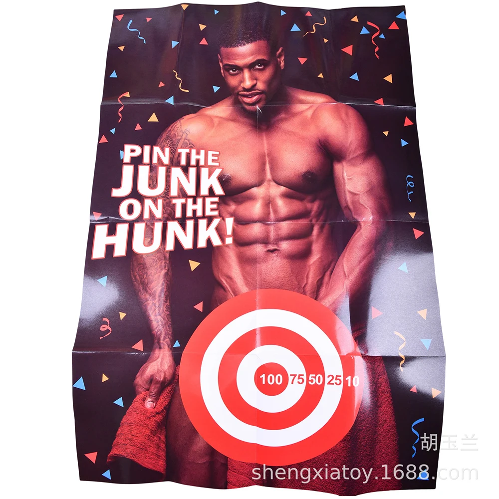 Hen Bachelorette Party Game Junk On The Hunk Poster Willy Photo Props  Decoration For Girls Night Out Bridal Showers Parties - Party & Holiday Diy  Decorations - AliExpress