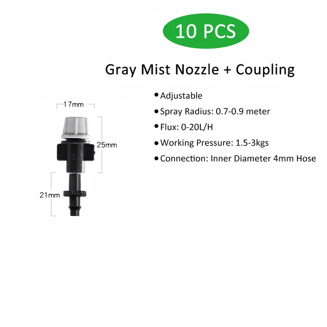 Gray Nozzle Coupling
