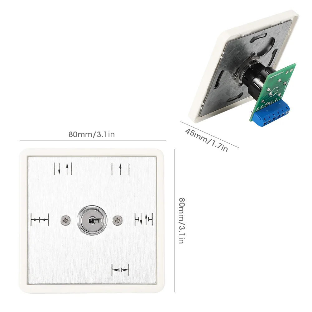 Position Key Switch Automatic Sliding Door Function Selection On-Off Switch