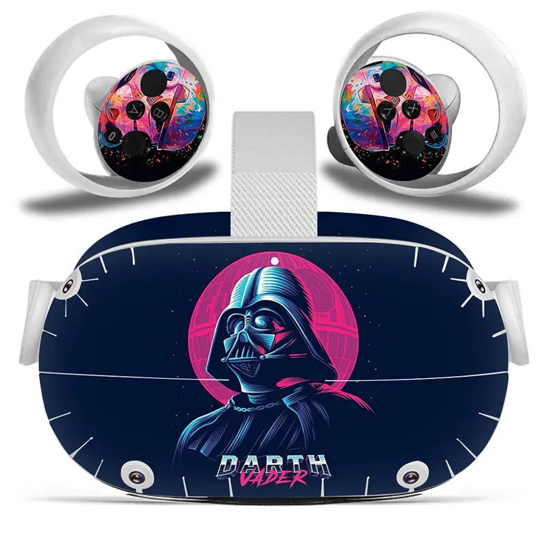 venom Vinyl Skin Sticker for Oculus Quest 2 VR Skin Sticker Headset Virtual Reality Decals Protective PVC