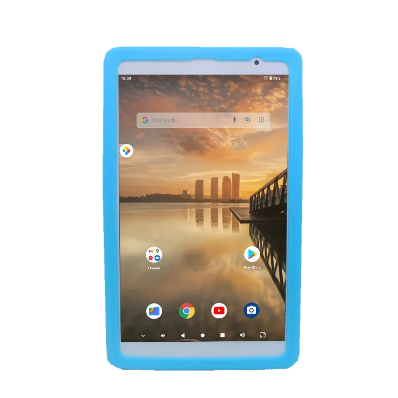 Gift Silicone Case 8 Inch 64 Bit Tablet PC Android 11 System 2GB+32GB A133 Dual Camera IPS Screen Quad Core 4800mAh Battery WIFI 4