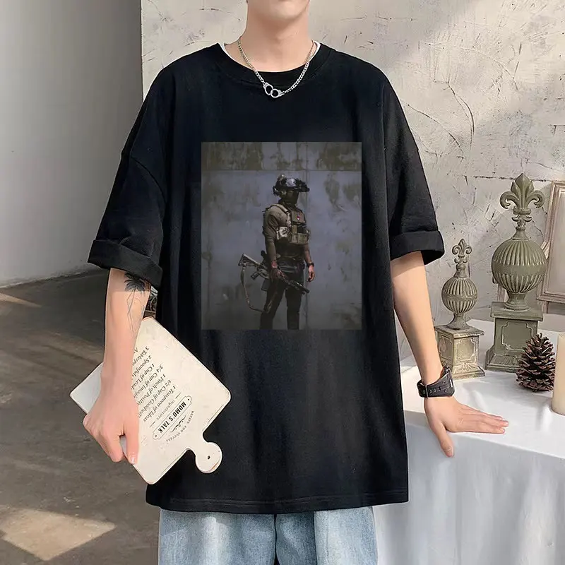 

Forward Observations Group Mugshot Tshirt Men Vintage Oversized Tees Streetwear Men's Gothic Clothes Male Soft Cotton T-shirts