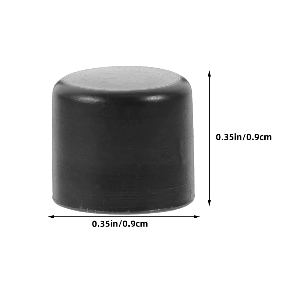 12 Pcs Foosball Rod Covers Football Table Parts Replacement End Caps Soccer Tables Foosball Tip Caps Iron Tips Machine