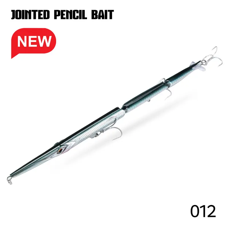 Hunthouse Jointed Pencil Bait 3 Section Fishing Lure 180mm/22g 255mm/30.6g Needle Sinking Swimbait For Bluefish Seabass Tackle - Image 15