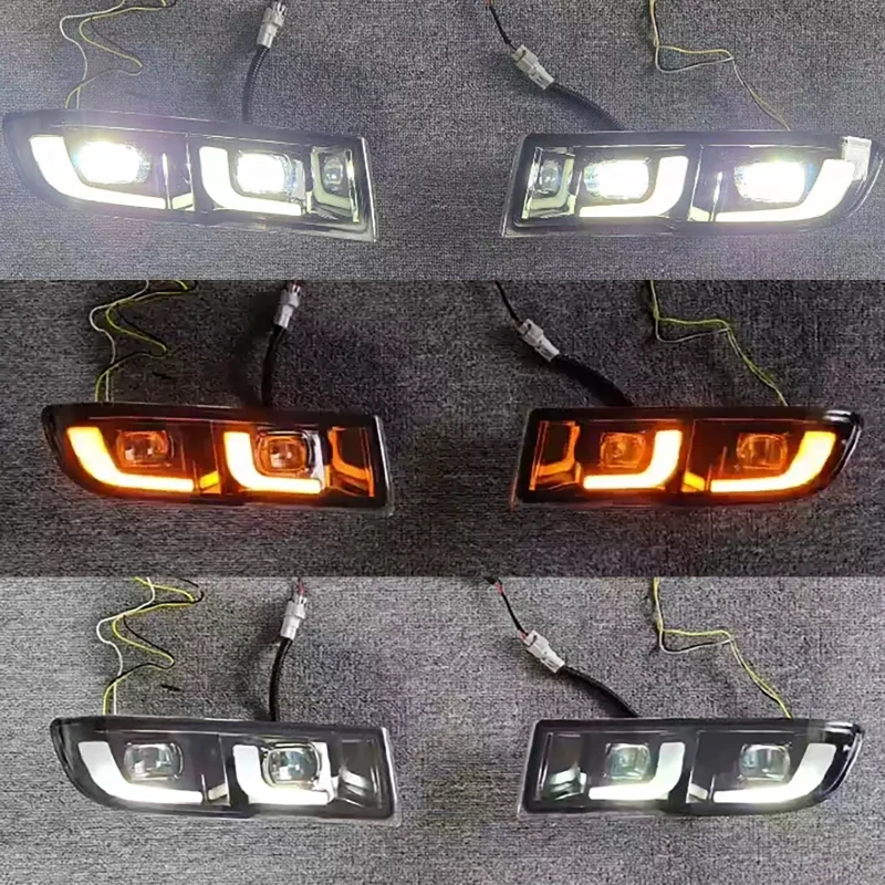LED 안개등 DRL 라이트 방향 지시등 토요타 랜드 크루저 프라도 120 GRJ120 TRJ120 FJ120 LC120 2002-2010