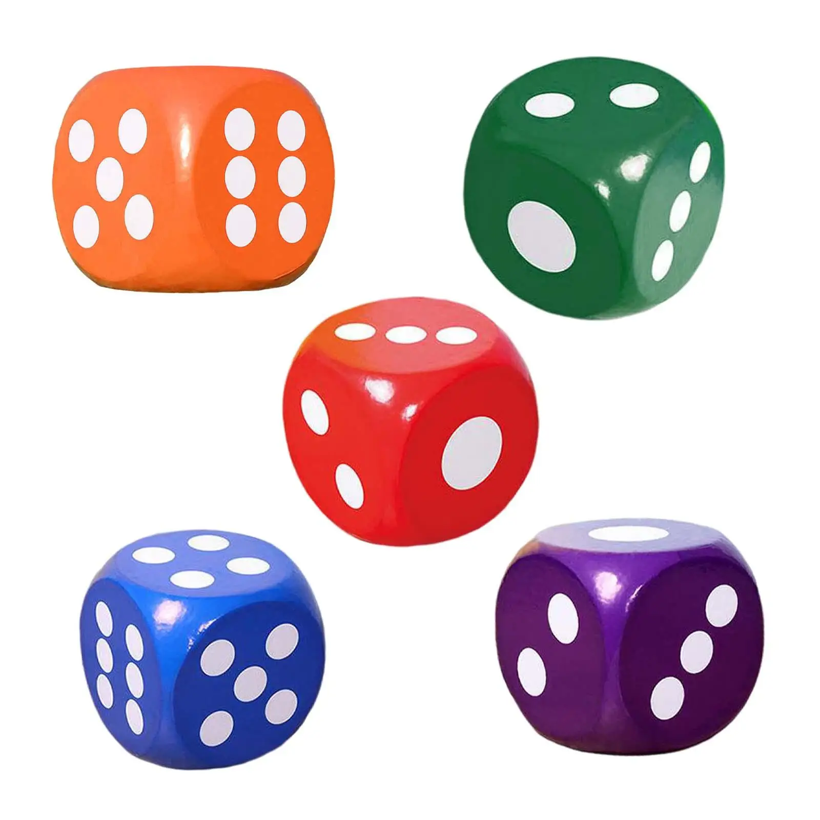 20cm Large Foam Dice 6 Sided Soft Foam Traditional Dice Early Math Skills Party Favors for Kids Educational Toys School Supplies