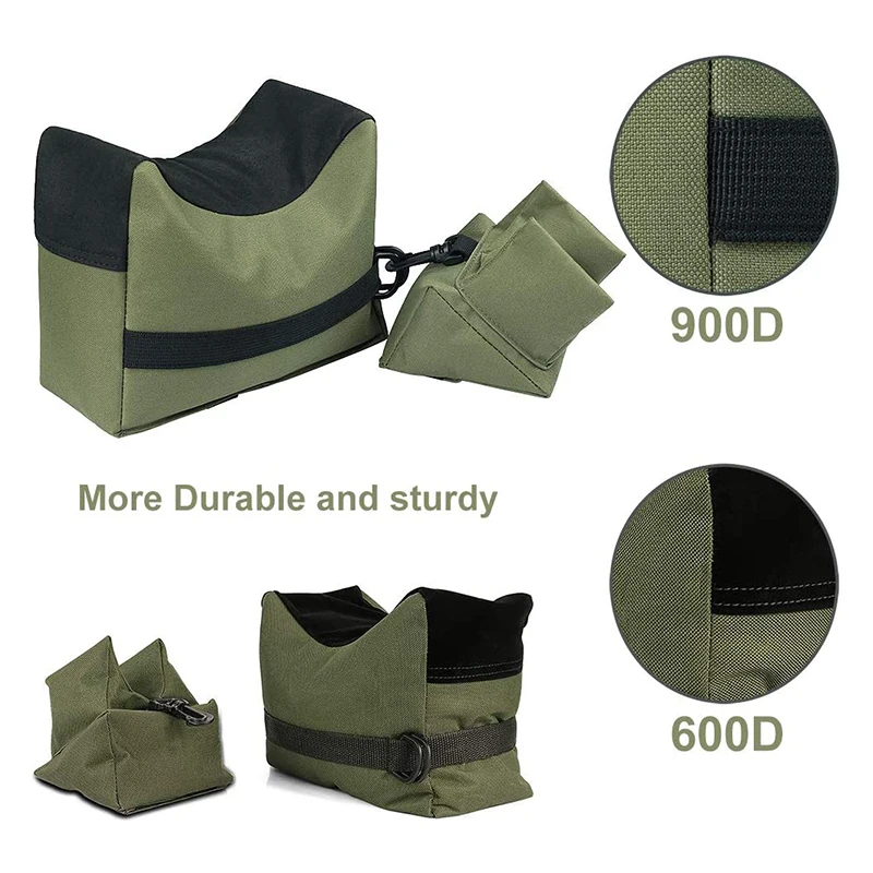 Hunting Shooting Bag Gun Front Rear Bag Target Stand Rifle Support Sandbag Bench Unfilled Outdoor Tack Driver Hunt Accessories
