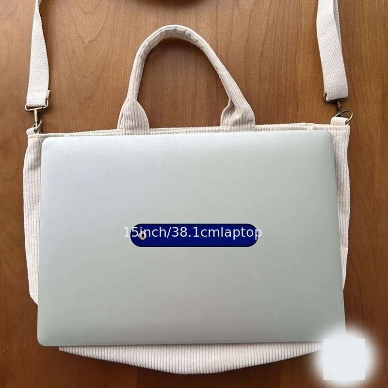 Original Japanese New Thickened Corduroy Shoulder Bag Simple Commuting Tote Bag Student Casual Literary Handbag Crossbody Bag