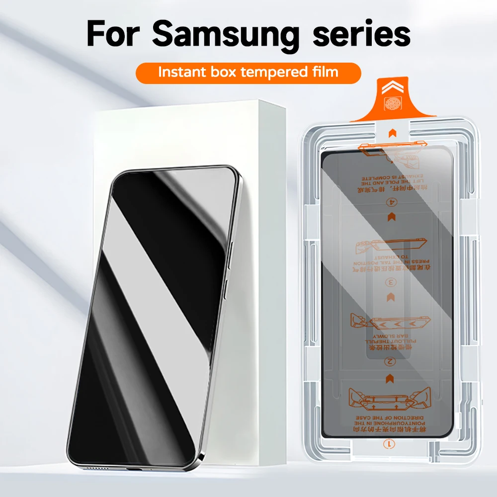 Enhanced Privacy Screen Protector - Easy Installation Tempered Glass 1-5 Pack