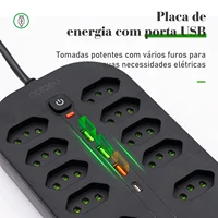 Line filter, USB socket, electric extension, plug, extension socket, 10A, electric socket socket, socket ruler 4