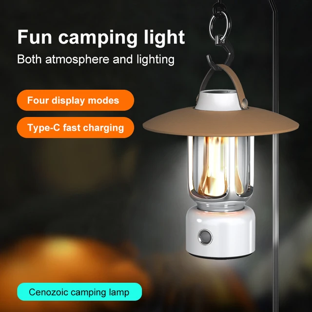 Camping Lanterns,Rechargeable and Battery Powered LED Lanterns, Hurricane  Lights with Flashlight and Magnet Base - AliExpress